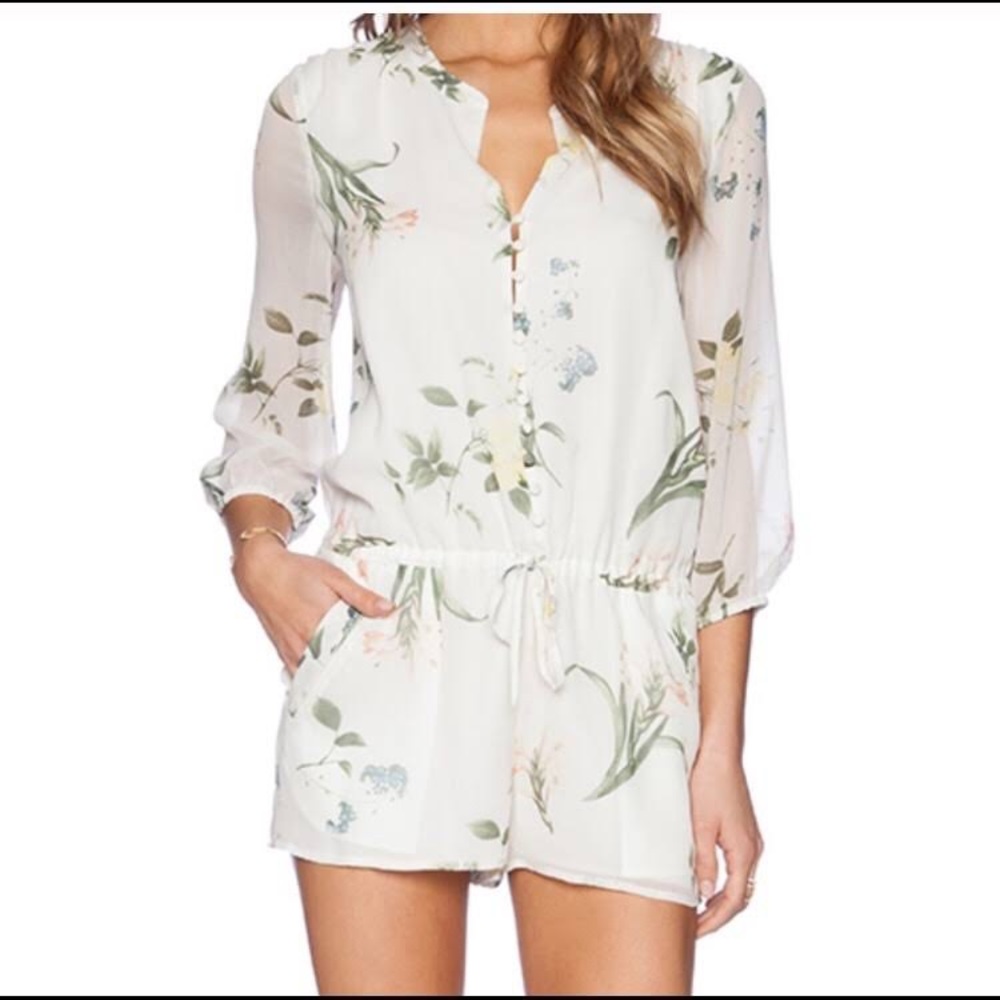 Joie Sarnelle Floral Romper